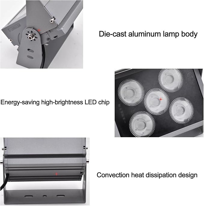 Outdoor Spotlights - Landscape Lights Led Beam LightAngle Adjustable Narrow Beam Spotlight LED Outdoor Waterproof Projection Wall Washer Light Long DistanceWhite-15W