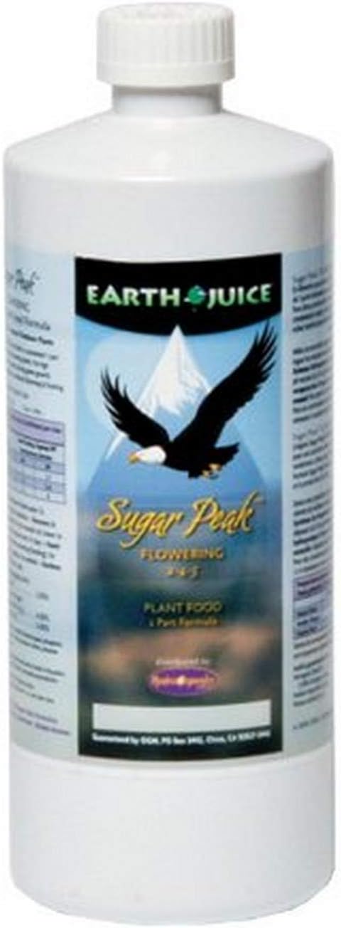 HydroOrganics HOSPFQT Earth Juice Sugar Peak 2-4-5 Flowering  1-Quart