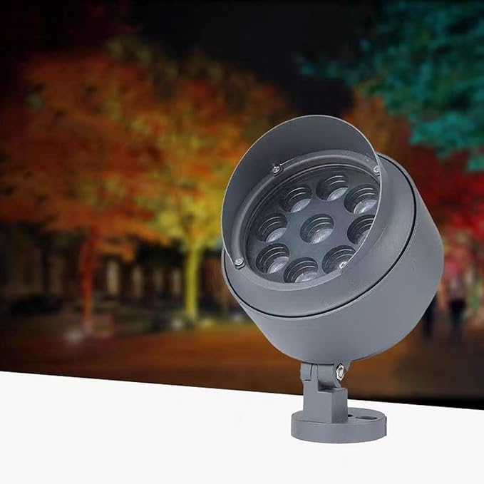Landscape Lights - DC24V/AC220V Rotation Spotlight LED Tree Floodlights IP65 Outdoor Landscape Garden Lawn Lamps Villa Wall Washer Lights Spotlight Led Beam Light(White18w(DC-24v))