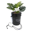 2 in 1 Deep Water Culture Kit with Air Pump Soilless Planting System Hydroponic Grow System Kit Feed Circulation Drip Irrigation 5-Gallon Deep Water Culture for Indoor&ampOutdoor