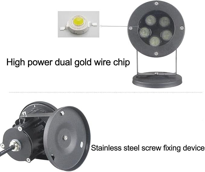 Outdoor Landscape Spotlights LED Spotlight - Led Beam Light AC 90-260 V LED Outdoor Floodlight IP67 Outdoor Waterproof Surface-Mounted Spotlight Spotlight Landscape Pr
