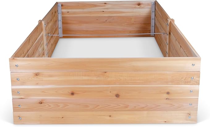 Infinite Cedar Select Cedar Raised Garden Bed (4' x 8' x 17.5 H)