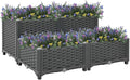 Raised BedGarden PlantersGarden PlantersGarden CenterpiecesGarden BedsRaised Beds for Growing FlowersHerbs and Fruits31.5x31.5x15 Polypropylene