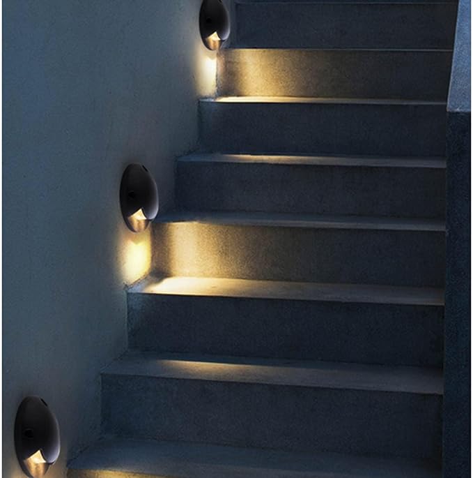 Surface Mount Spotlights Garden Buried Light Waterproof LED Deck Lights Modern Outdoor Landscape Step Lamp Aluminum Housing Fence Lights Wired for Street GardenRed-2w(AC85-245v)