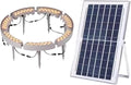 LED Solar Garden Lights 12W Aluminum Landscape Spotlights for Big Tree Lawn Solar Lights Weatherproof(White LightPack of 7)