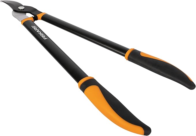Fiskars Bypass Lopper Lightweight Tree Pruning Tool Rust Resistant and Low Friction Coating SoftGrip Handle Control with Shock-Absorbing System 24