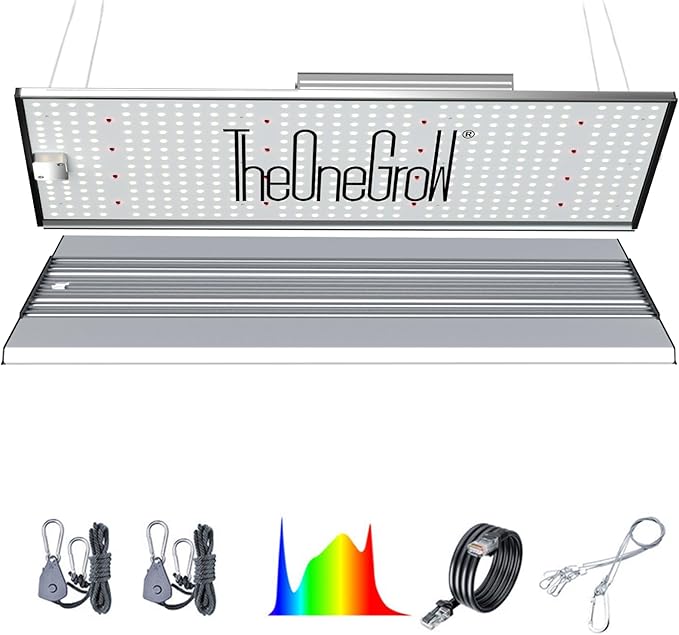 MA2000 200W LED Grow Light Full Spectrum | Commercial Plant Light Panel with Daisy Chain &amp Dimming | 2x4ft/4x4ft Coverage for Hydroponic Vegetables &amp High-Yield Plants