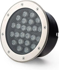 Low Voltage Landscape Lights AC12/24V LED Well Lights IP65 Waterproof Outdoor Underground Light for Step Garden Pathway Patio Bridge Landscape Lighting (Purple 6W)