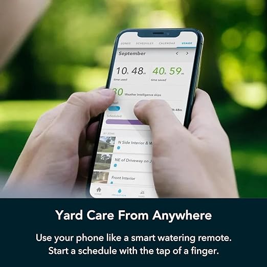 Rachio WiFi Smart Sprinkler Controller (8-Zone Irrigation Remote Control) – App-Based Scheduling Local Weather Intelligence Rain Skips Easy DIY Install