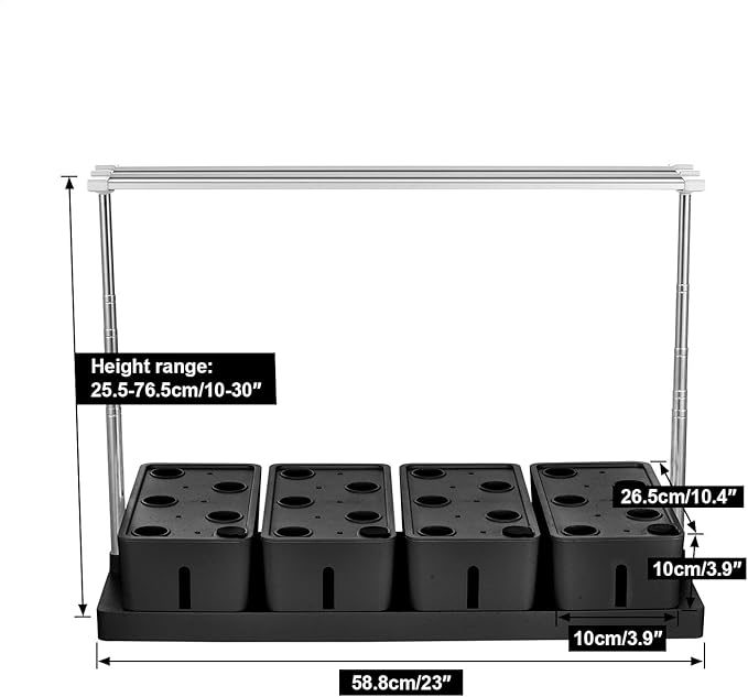 Indoor Tomato Growing System | Smart 20 Pods Hydroponics Growing SystemIndoor Growing System with LED Grow Light Timing Setting for Eggplants Pepper