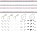 Barrina Grow Lights for Indoor Plants Full Spectrum Sunlight 2ft 40W (4 x 10W 250W Equivalent) LED Grow Light Bulbs T5 Grow Lights Plug and Play Pinkish White 4-Pack