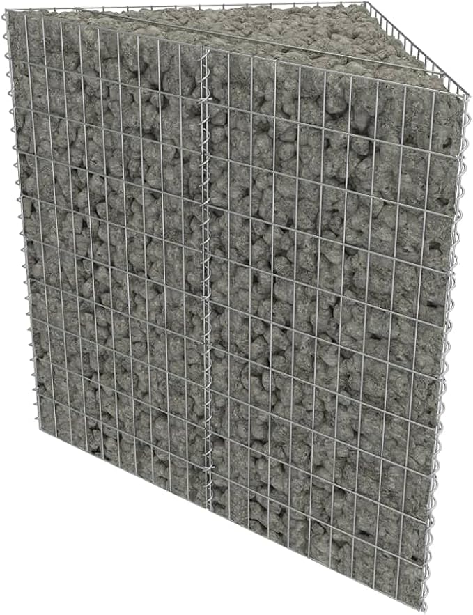 SKM Gabion Raised Bed Galvanized Steel 29.5x29.5x39.4
