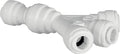 Hydro-Logic Purification Systems Hydrologic 3/8 QC 3-Way Splitter 26005 Hydroponic Water Filtration for Gardening