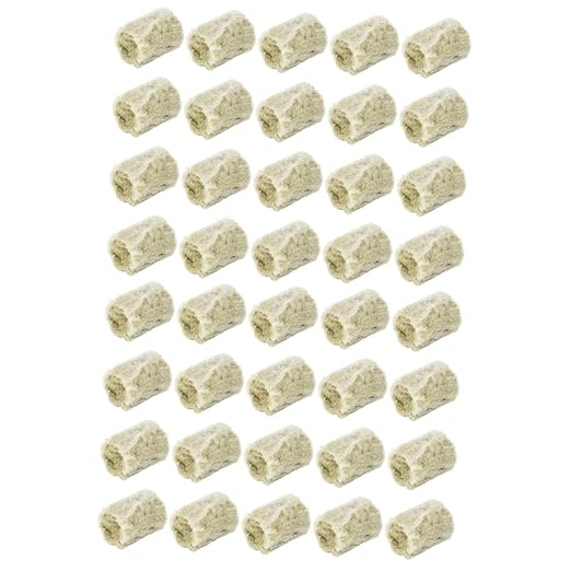 Sosoport 80pcs Hydroponic Wool Plugs for Soilless Planting Grow Blocks for Indoor Gardening High Water-Holding Capacity and Permeability for DIY Projects and Nursery Use