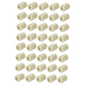 Sosoport 80pcs Hydroponic Wool Plugs for Soilless Planting Grow Blocks for Indoor Gardening High Water-Holding Capacity and Permeability for DIY Projects and Nursery Use