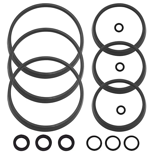 NEWTRY 3pcs Consumables Repair Sealing Rings for 0.4-4% Fertilizer Injector