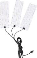 LED Grow Lights Full Spectrum Indoor Plant Growing Lamp with Timer Function for Orchids Tomatoes Plants High PPFD Energy Saving (3 Head)