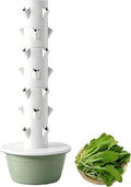 Hydroponics Growing Kits Hydroponics Tower Indoor Growing Intelligent Water Circulation Golden Ratio Hole Layout 20/28/36 Planting Holes for Your Home Gardening Nolights-7Layer