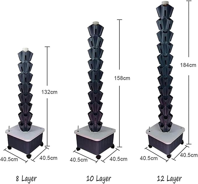 Hydroponics Growing System Tower Hydroponics Growing Tower Indoor Herb Garden Kit Complete Herb Growing Set 0828