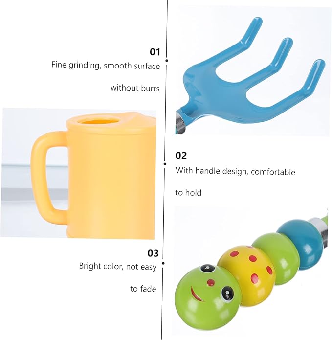 TOYANDONA 1 Set Garden Tool Multi Purpose Gardening for Ergonomic Design for Easy Grasp for Flower and Vegetable Planting Bright Colors for Boys