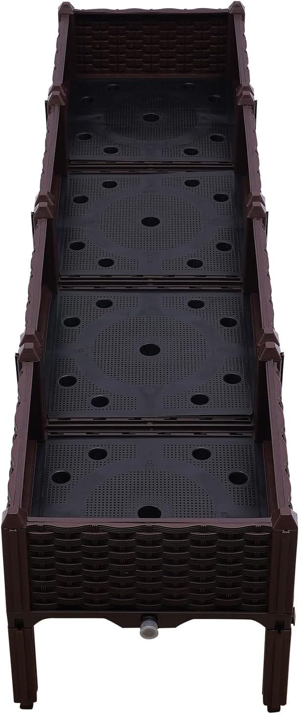 YIYIBYUS Raised Garden Bed with LegsOutdoor Elevated Raised Garden Bed Planter Box for Vegetable Flower Elevated Garden Boxes Plant pots Flower for Patio Backyard Porch