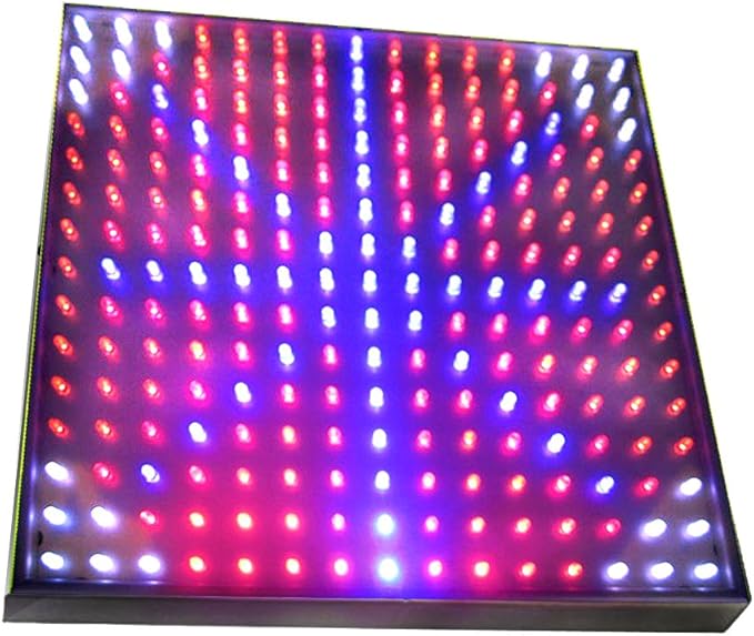 HQRP Quad-Band 14W 225 LED Blue/Red/Orange/White Spectrum Hydroponic Plant Grow Light Panel/Lamp + Hanging Kit