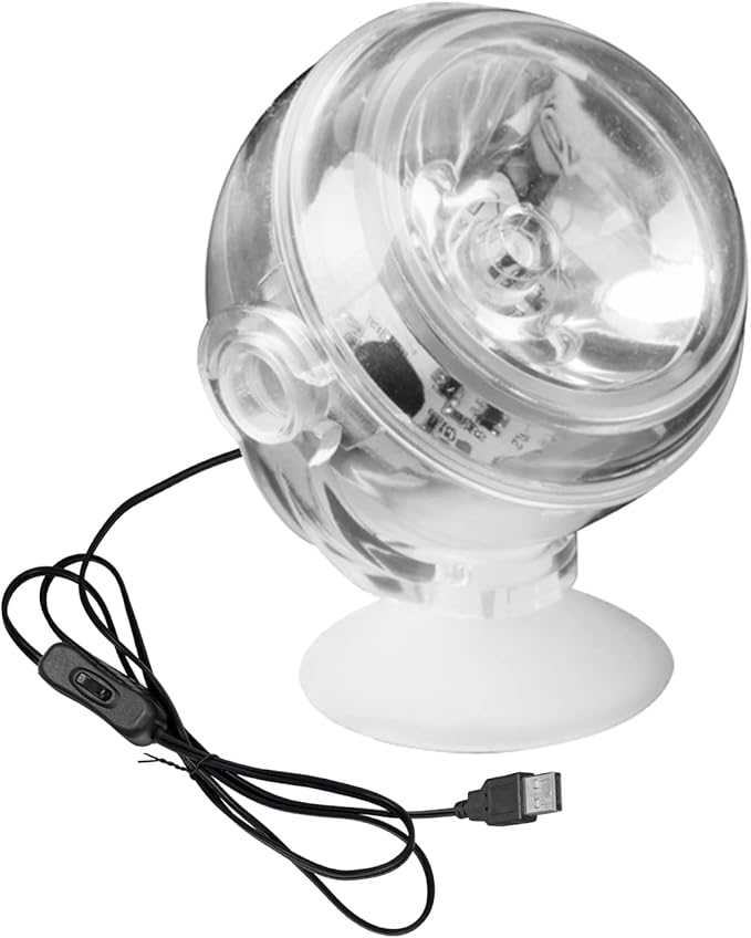 Kiven Led Fish Tank Light Landscape Spotlight Outdoor/Indoor Yellow Light Underwater Spotlight LED Light with ON/Off Switch Adjustable for Fish Tank Pond Pool Plant Lawn