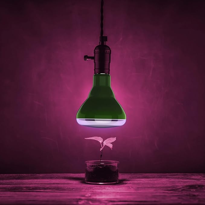 Feit Electric - BR30/GROW/LEDG2/BX Full Spectrum LED 65W Equivalent BR30 Non-Dimmable Hydro Grow Light Bulb (Pack of 2)