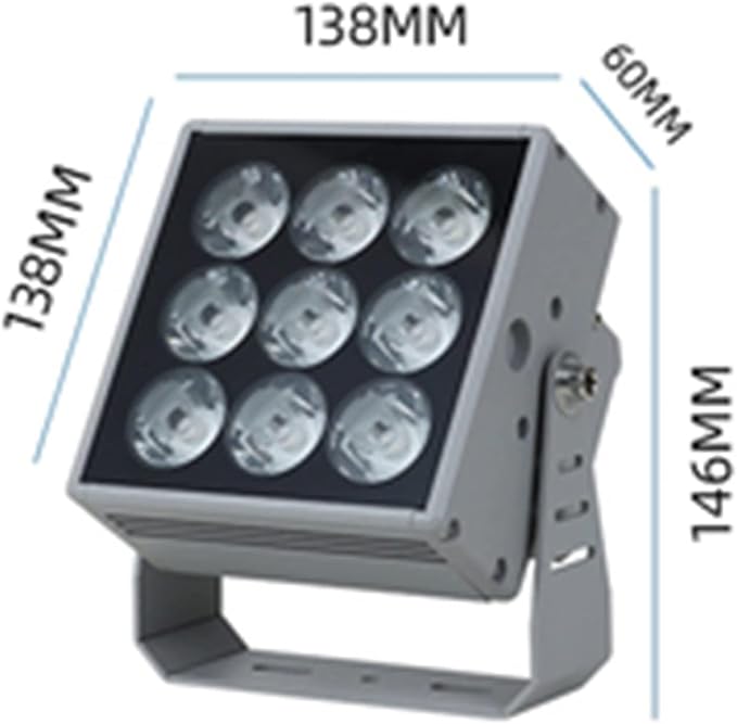 LED Beam Spotlight - LED Long Distance Spotlight Outdoor Building Wall Washer Light Porch Beam Light IP65 Waterproof Landscape Lights Suitable for Exterior Wall Hotel Villa Architectural Lighti
