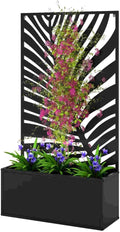 2-in-1 Freestanding OR Wall Mounted Raised Garden Bed Convertible Planter for Ground &amp Vertical Gardening - Versatile Flower &amp Herb Bed with Mounting Hardware Fits Patio Deck or Fence