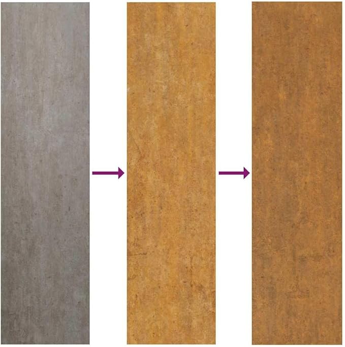 Weathering Steel Raised Garden Bed Large Metal Planter Box for Outdoor Plants 31.5x15.7x31.5 Inch Rectangular Rusty Finish Garden and Terrace Decor