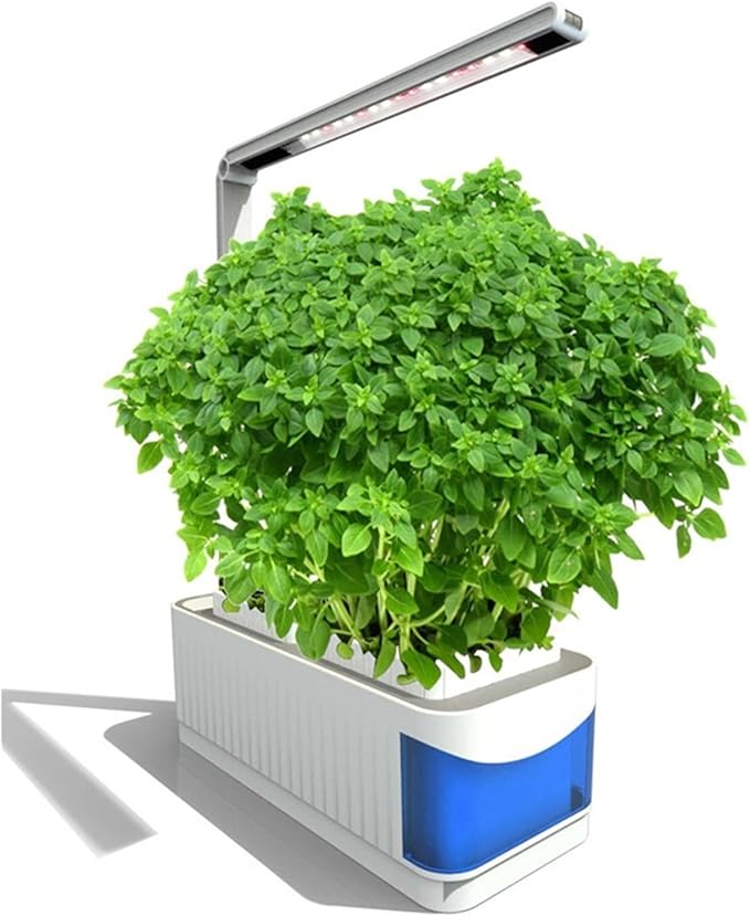 Hydroponic Equipment Indoor Herb Garden Grow Kit Desktop Smart Hydroponics System LED Planting Flowerpot Vegetable Cultivation Plant Growth Light Indoor Garden