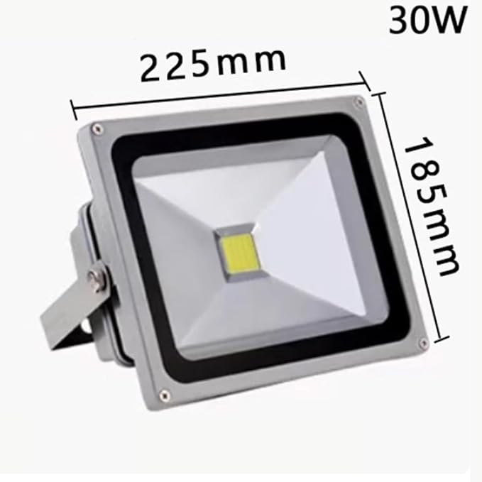 Led Floodlight - Outdoor Led Spot Lights 220V Spotlight Led Beam Light IP65 Outdoor Waterproof LED Landscape Tree Light for Outdoor Construction Searchlight(White30W)