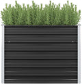 Garden Raised PlanterGarden BedGalvanized Raised Garden BedPlanter Raised bedsGalvanized PlanterFlower BedBed Anthracite 39.4x15.7x30.3 Galvanized Steel
