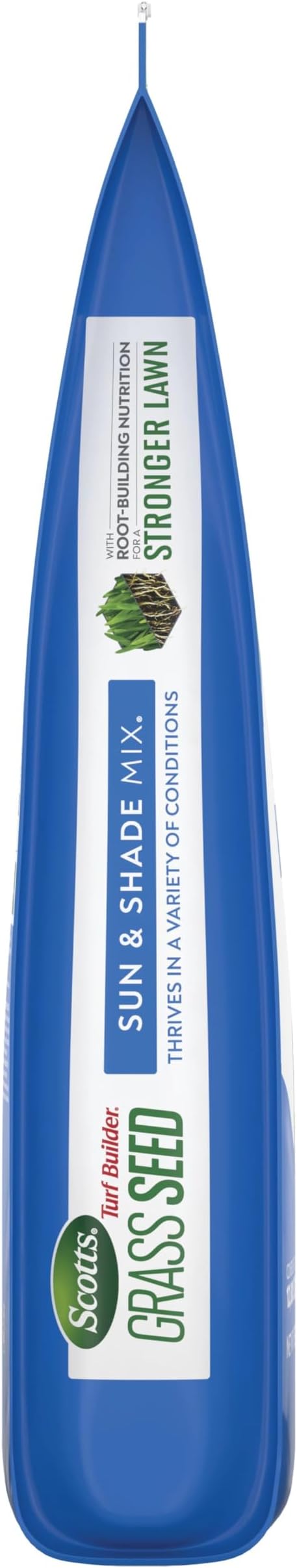 Scotts Turf Builder Grass Seed Sun and Shade Mix with Fertilizer and Soil Improver Thrives in Many Conditions 32 lbs.