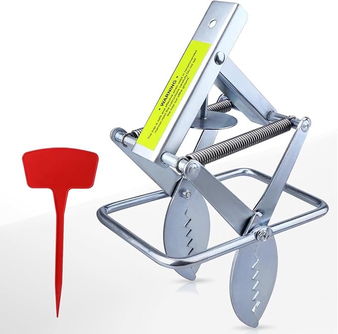 Upgraded Mole Trap Scissor Mole Traps for Lawns That Kill Best Easy Step Setup