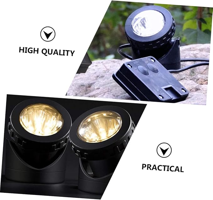 Solar Powered Underwater Spotlight for Fish Tanks Decorative Light for Garden Pool and Outdoor Events Energy Efficient Warm Illumination
