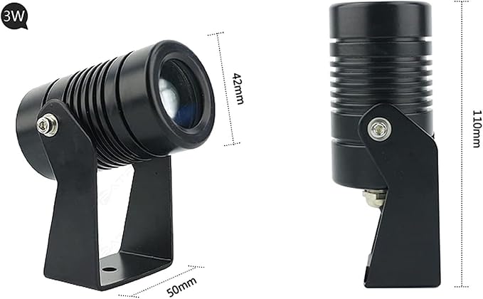 Outdoor Landscape Spotlights Rotation Spotlight - LED Beam Spotlight IP67 Waterproof LED Landscape Lights Outdoor Wall Washer Spotlights Long Throw Narrow Beam for Ext
