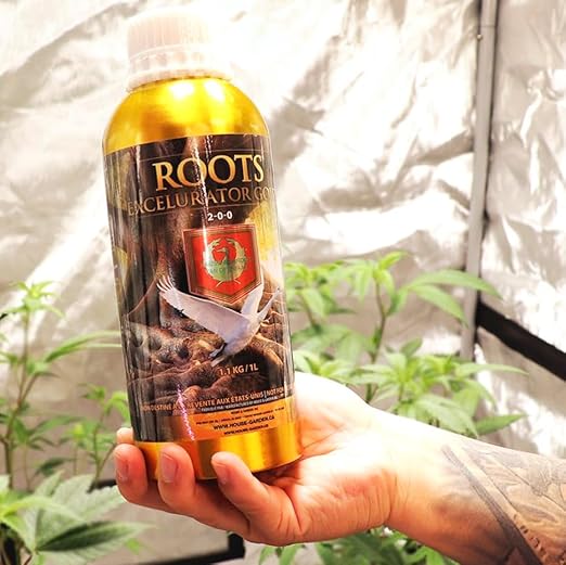 House &amp Garden Roots Excelurator 1L &amp Shooting Powder Sachet 65g Fertilizer Root Stimulator
