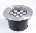 Low Voltage Well Light Outdoor Recessed Ground Lights IP66 Waterproof AC12/24V Embedded Round Spotlight for Pathway Patio Yard Landscape Light