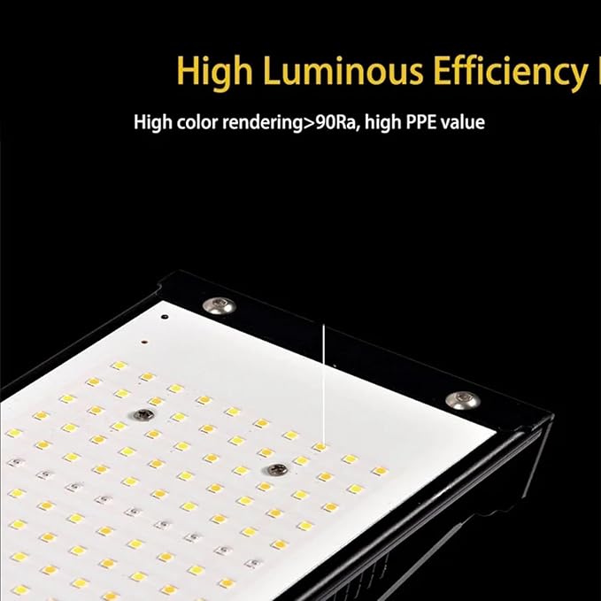 LED Grow Lights for Seed Starting Vegetables Bloom 50/240 Watt Dimmable Plant Light Dimming Grow Lights for Indoor Plants Full Spectrum in 4x2/3x3 Grow Tent50W