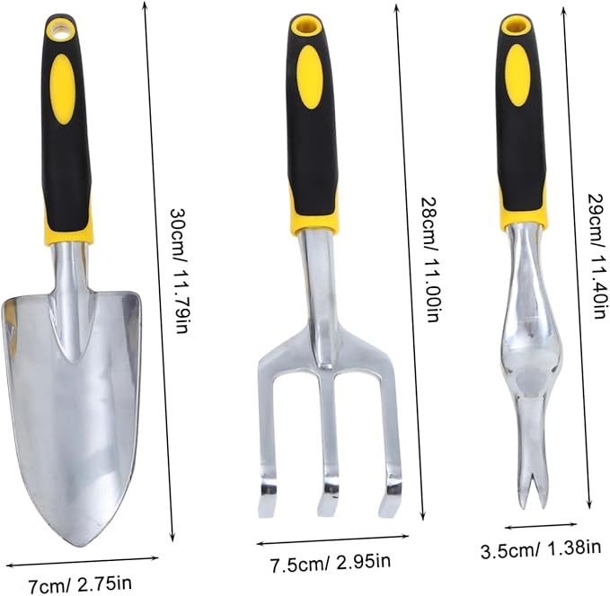 ibasenice 1set Garden Tool Set Heavy Duty Hand Shovel Trowel Multi-use Gardening Spade Gardening Tools for Planting Weeding and Soil Aeration