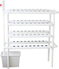 Hydroponics Growing SystemVertical Hydroponic Growing Systems PVC for Plant Leafy Vegetable with Pump System with Grow Baskets and Sponges