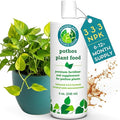 Pothos Fertilizer – Liquid Plant Food for Strong Roots Healthy Growth &amp Lush Foliage – 3-3-3 NPK Formula with Sea Kelp Humic &amp Fulvic Acid – Essential Nutrients for Neon Pothos or Devil’s Iv