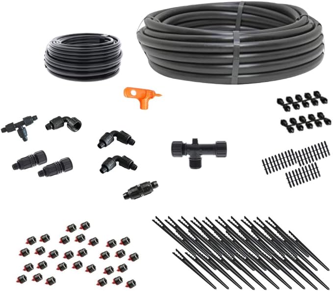 Drip Depot Gravity Feed Drip Irrigation Kit for Clean Water - Kit Size : Deluxe