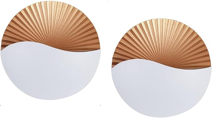 Creative LED Wall Sconce Lights Up Down Aluminium Waterproof IP65 LampIndoor Outdoor for Bedroom Living Room Bathroom Porch Hallway Stairs(White-Warm2PCS-7W(85-265V))