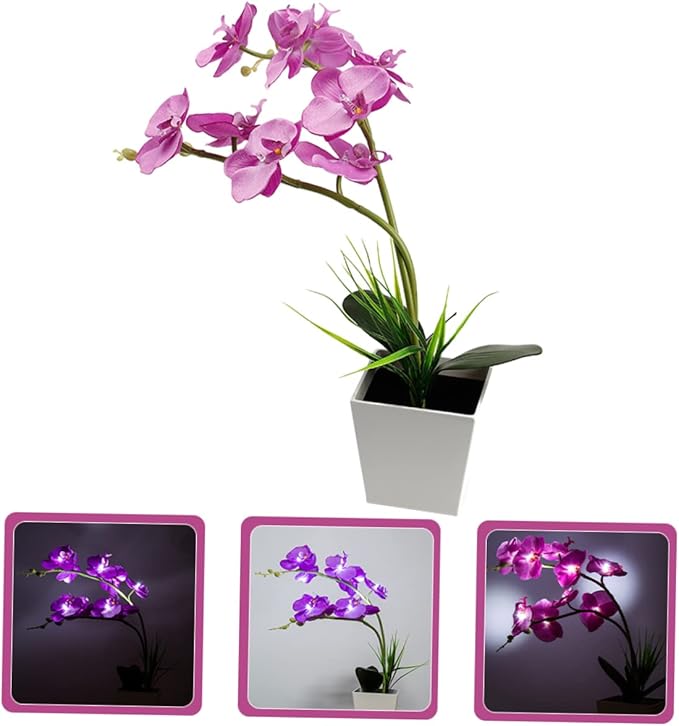 LED Decorative Flower Light for Home Garden Bonsai Design with LED Beads for Living Bedroom and Shops