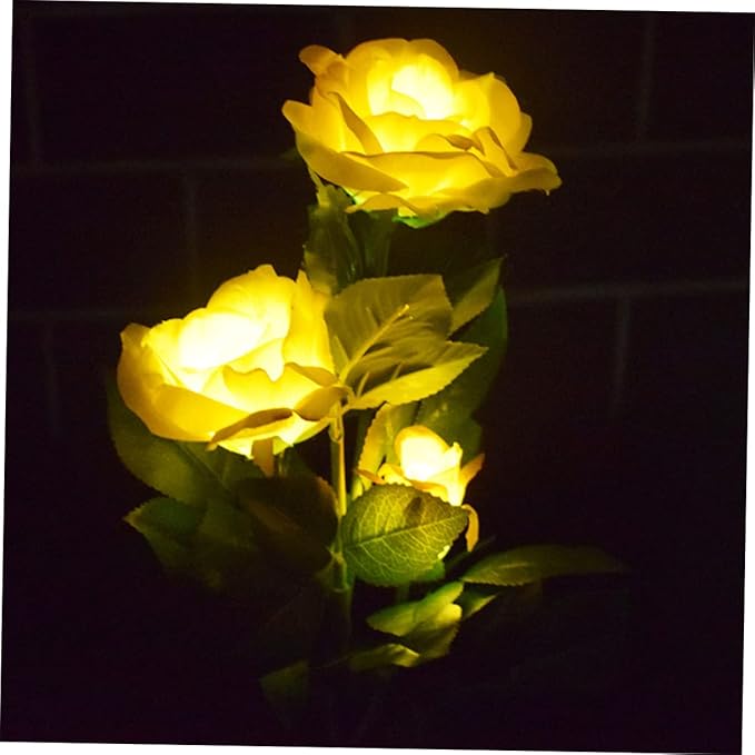 4 Pack Solar Narcissus Flower Led Outdoor Lights Waterproof Ip65 Energy-Saving Garden Decor for Lawns Courtyards