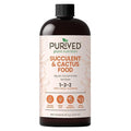 Purived 16oz Succulent &amp Cactus Liquid Fertilizer – Makes 50 Gallons Ideal for Aloe Jade Cacti &amp More All-Natural Groundwater Safe Made in USA