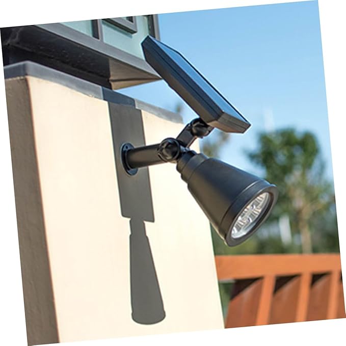 DOITOOL 2pcs Solar Ground Lights LEDs Outdoor Spotlights with Solar Panel Easy Installation for Garden Pathway Lawn and Lighting